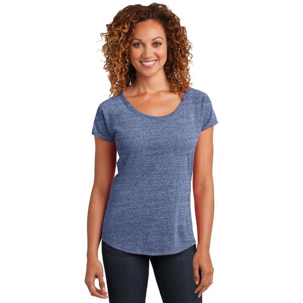 District Made® Tri-Blend Ladies' Scoop Tee | Promotions Now
