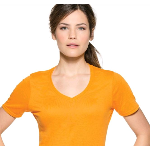 Port & Company® Essential Blended Ladies' Performance V-Neck Tee