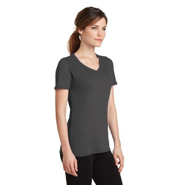 Port & Company® Essential Blended Ladies' Performance V-Neck Tee