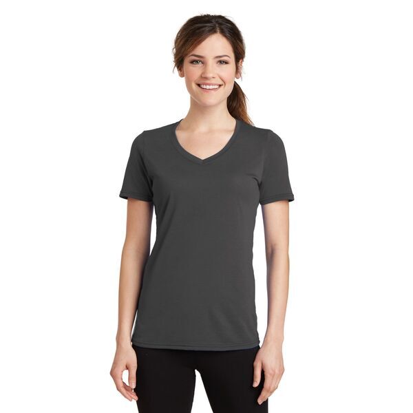 Port & Company® Essential Blended Ladies' Performance V-Neck Tee
