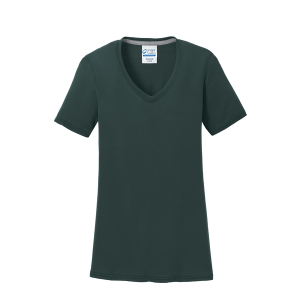Port & Company® Essential Blended Ladies' Performance V-Neck Tee