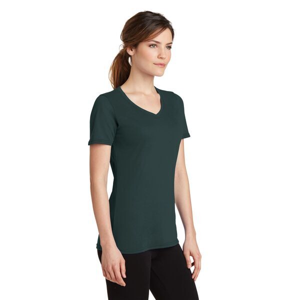 Port & Company® Essential Blended Ladies' Performance V-Neck Tee