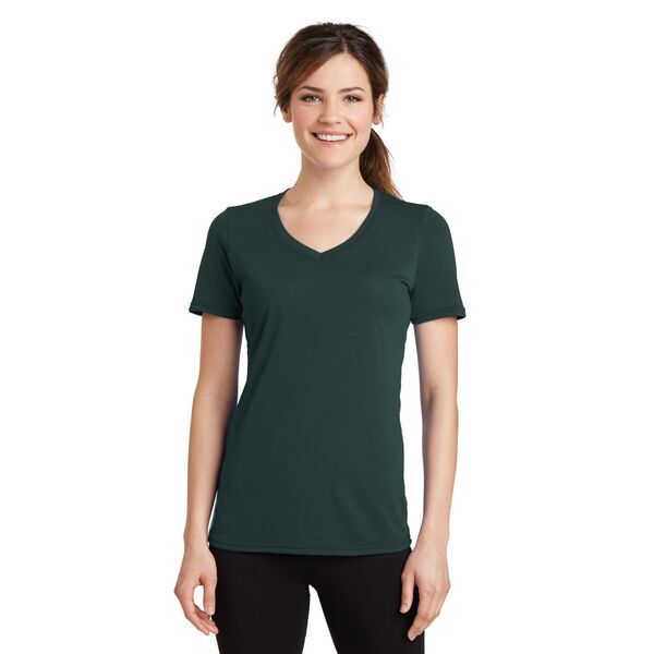Port & Company® Essential Blended Ladies' Performance V-Neck Tee