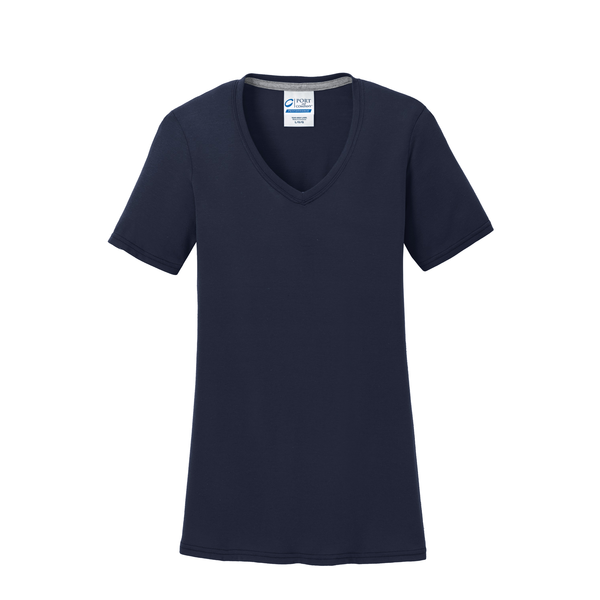 Port & Company® Essential Blended Ladies' Performance V-Neck Tee