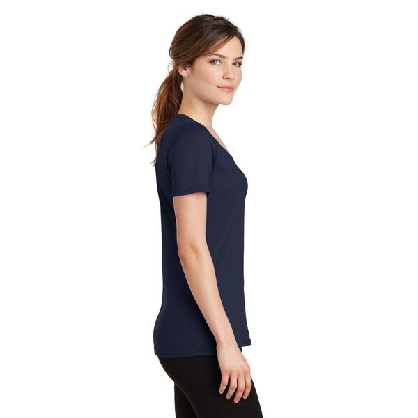 Port & Company® Essential Blended Ladies' Performance V-Neck Tee