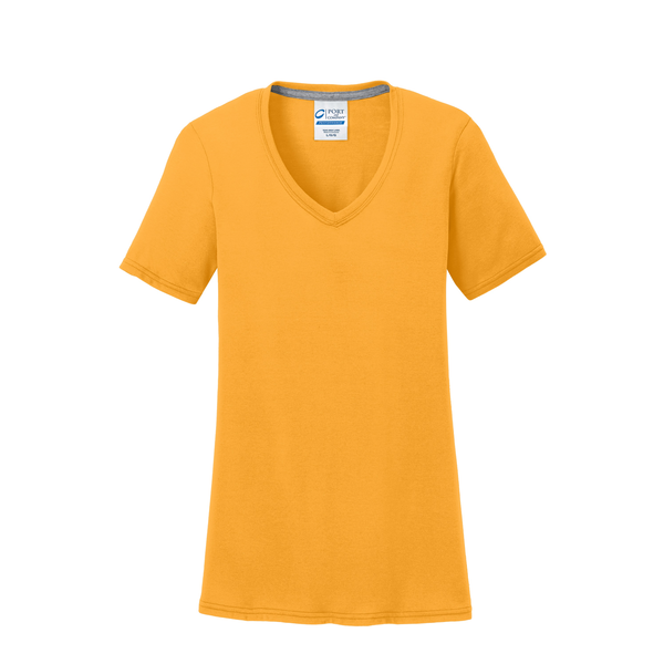 Port & Company® Essential Blended Ladies' Performance V-Neck Tee