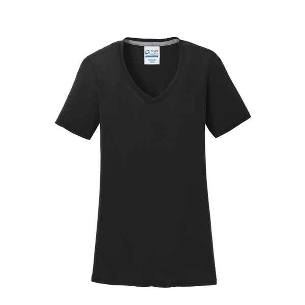 Port & Company® Essential Blended Ladies' Performance V-Neck Tee