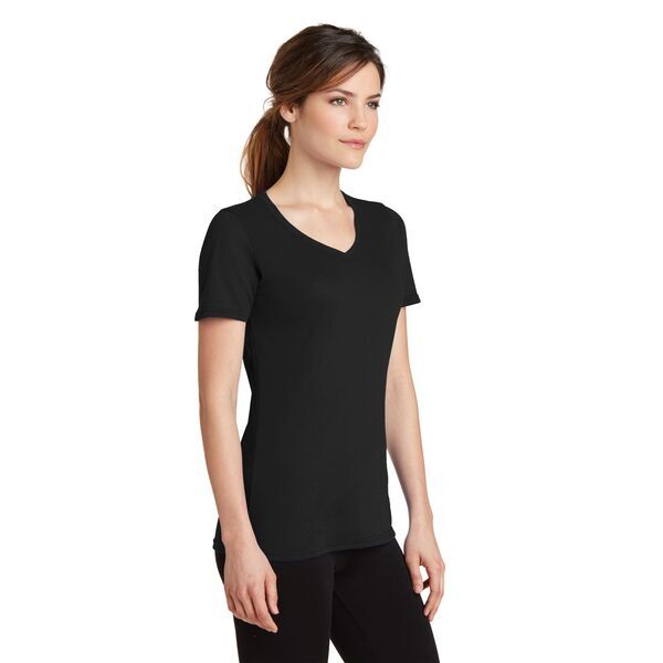 Port & Company® Essential Blended Ladies' Performance V-Neck Tee