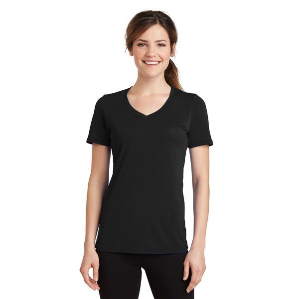 Port & Company® Essential Blended Ladies' Performance V-Neck Tee