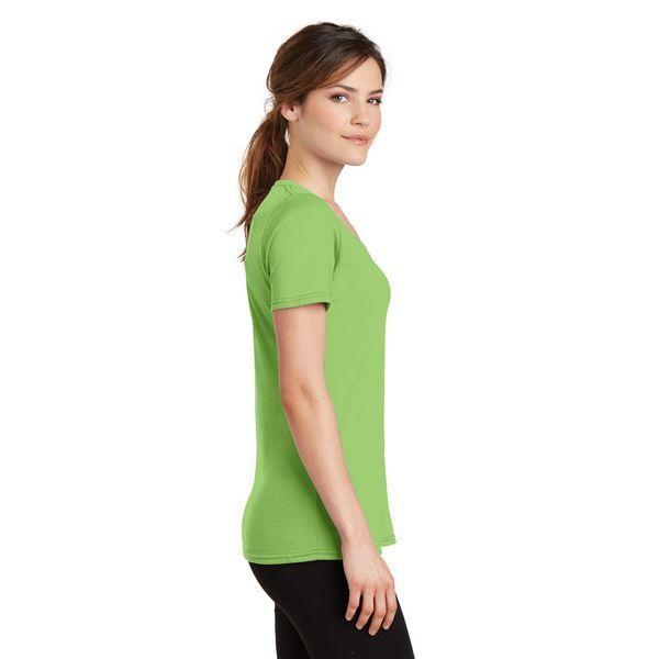 Port & Company® Essential Blended Ladies' Performance V-Neck Tee