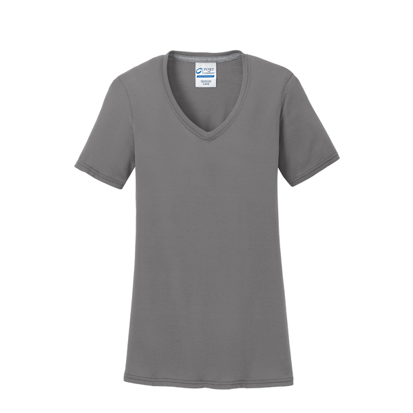 Port & Company® Essential Blended Ladies' Performance V-Neck Tee