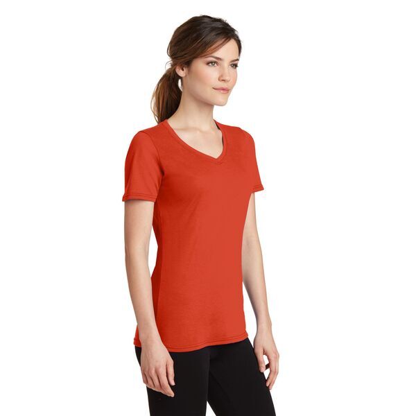 Port & Company® Essential Blended Ladies' Performance V-Neck Tee