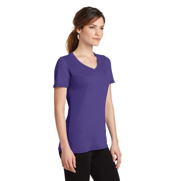 Port & Company® Essential Blended Ladies' Performance V-Neck Tee