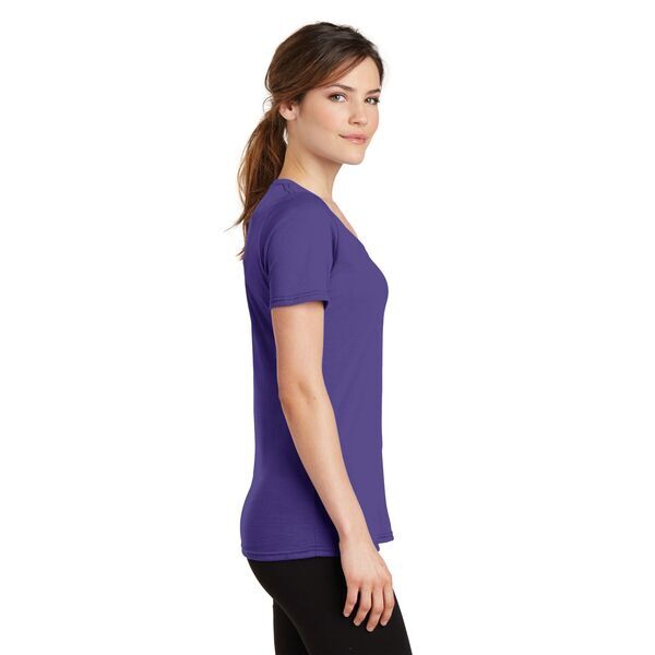 Port & Company® Essential Blended Ladies' Performance V-Neck Tee