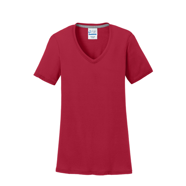 Port & Company® Essential Blended Ladies' Performance V-Neck Tee