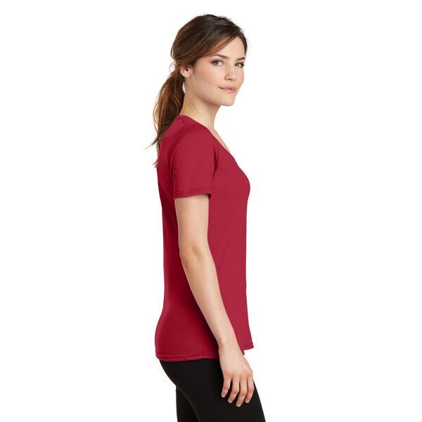 Port & Company® Essential Blended Ladies' Performance V-Neck Tee