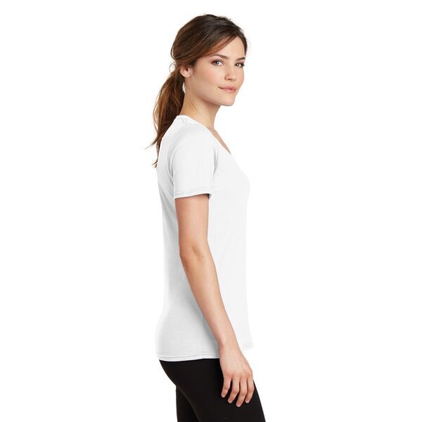Port & Company® Essential Blended Ladies' Performance V-Neck Tee