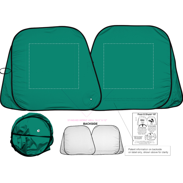 Prest-O-Shade® Auto Sun Shade, Colors