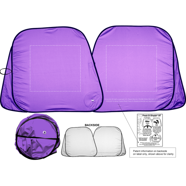 Prest-O-Shade® Auto Sun Shade, Colors