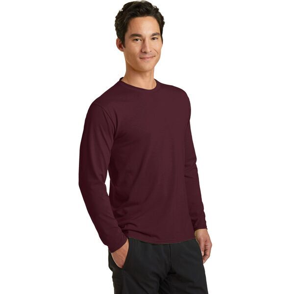 Port & Company® Essential Blended Men's Long Sleeve Performance Tee