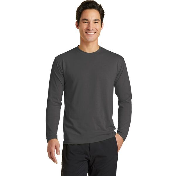 Port & Company® Essential Blended Men's Long Sleeve Performance Tee