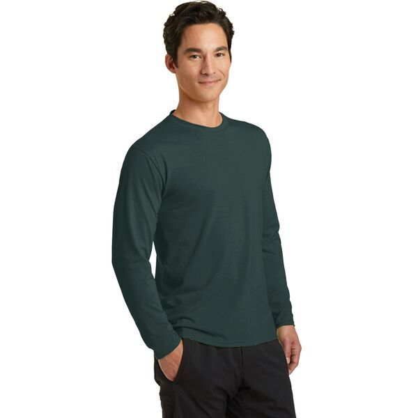 Port & Company® Essential Blended Men's Long Sleeve Performance Tee