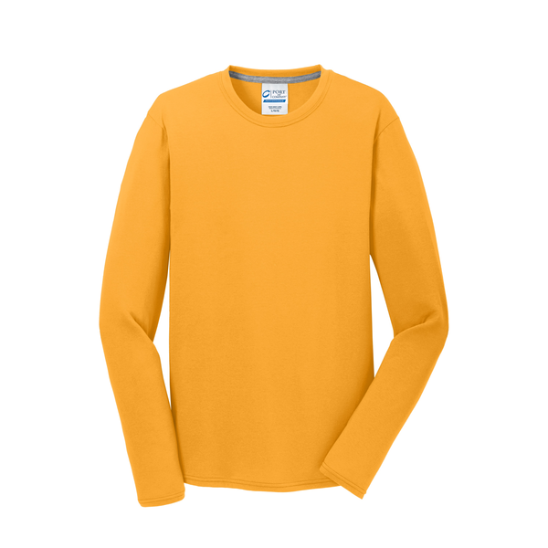 Port & Company® Essential Blended Men's Long Sleeve Performance Tee