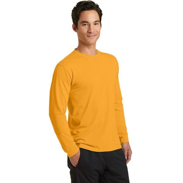 Port & Company® Essential Blended Men's Long Sleeve Performance Tee