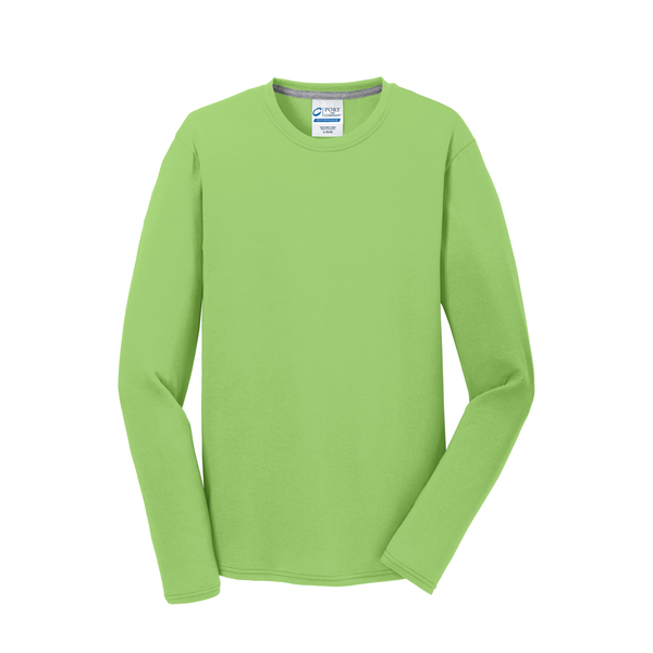 Port & Company® Essential Blended Men's Long Sleeve Performance Tee