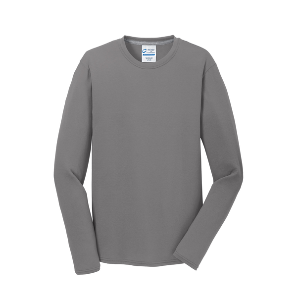 Port & Company® Essential Blended Men's Long Sleeve Performance Tee