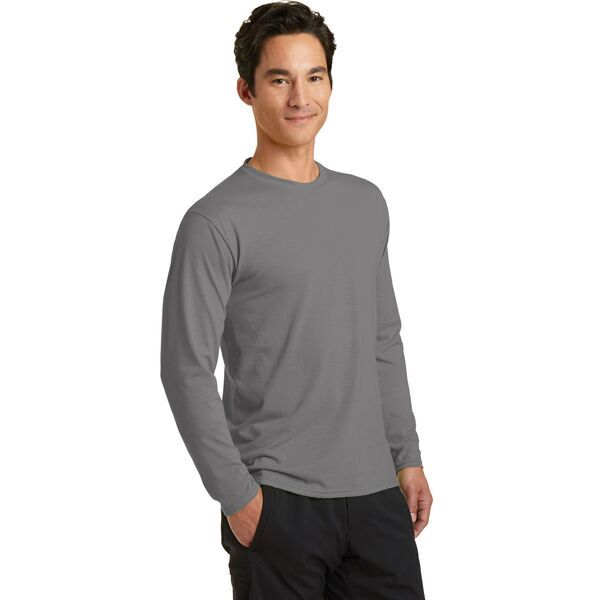 Port & Company® Essential Blended Men's Long Sleeve Performance Tee
