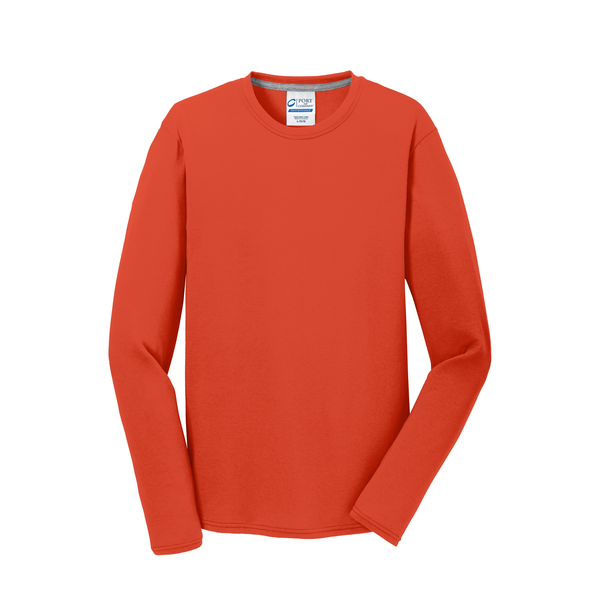 Port & Company® Essential Blended Men's Long Sleeve Performance Tee