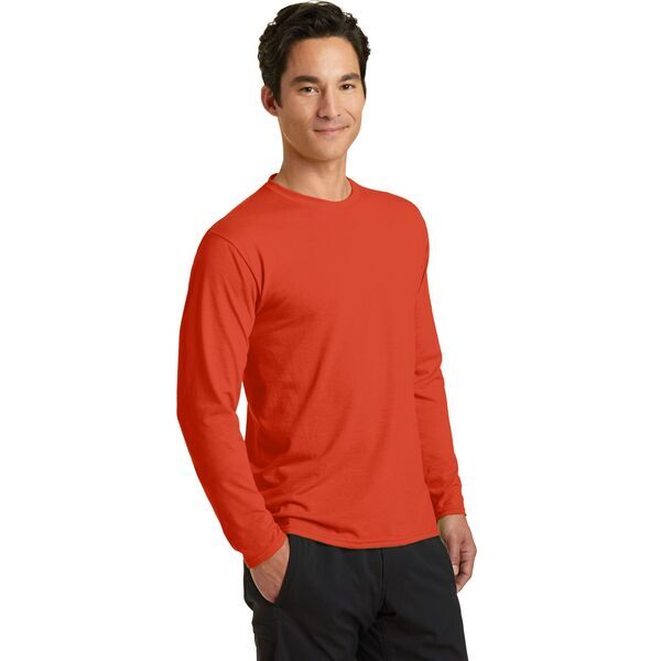 Port & Company® Essential Blended Men's Long Sleeve Performance Tee