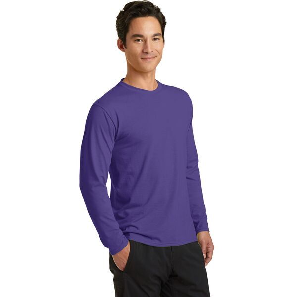 Port & Company® Essential Blended Men's Long Sleeve Performance Tee