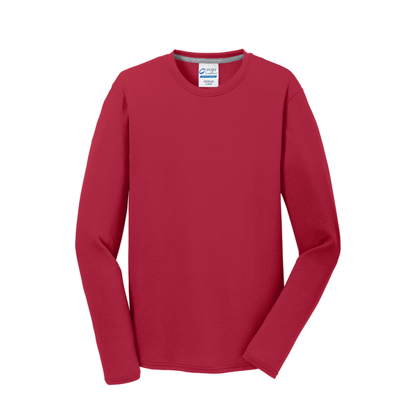 Port & Company® Essential Blended Men's Long Sleeve Performance Tee