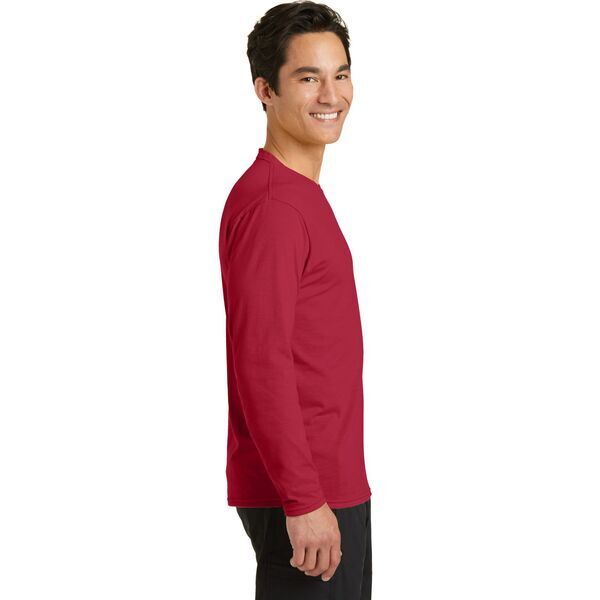 Port & Company® Essential Blended Men's Long Sleeve Performance Tee