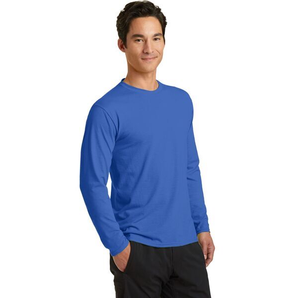 Port & Company® Essential Blended Men's Long Sleeve Performance Tee