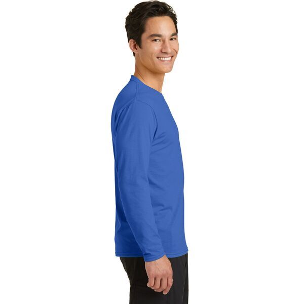 Port & Company® Essential Blended Men's Long Sleeve Performance Tee