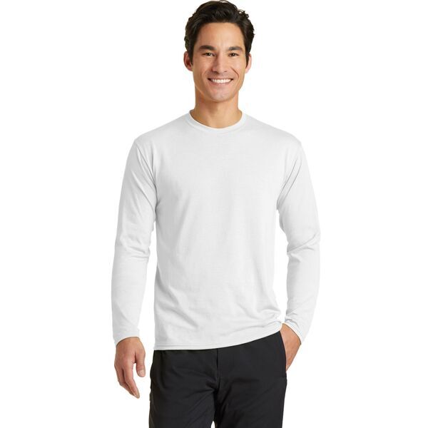 Port & Company® Essential Blended Men's Long Sleeve Performance Tee