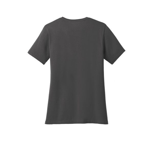 Port & Company® 100% Cotton Ladies' V-Neck Tee