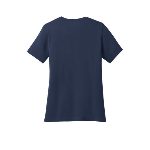 Port & Company® 100% Cotton Ladies' V-Neck Tee