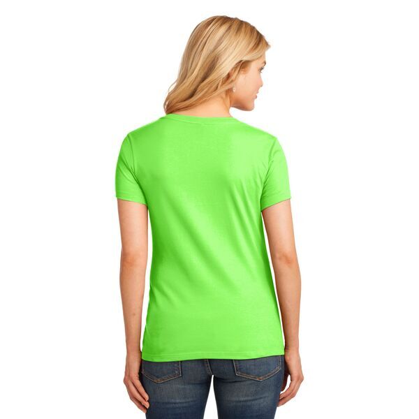 Port & Company® 100% Cotton Ladies' V-Neck Tee