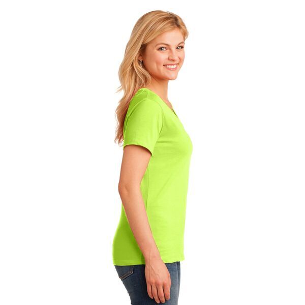 Port & Company® 100% Cotton Ladies' V-Neck Tee