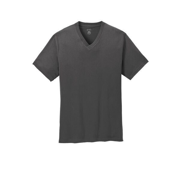 Port & Company® 100% Cotton Men's V-Neck Tee