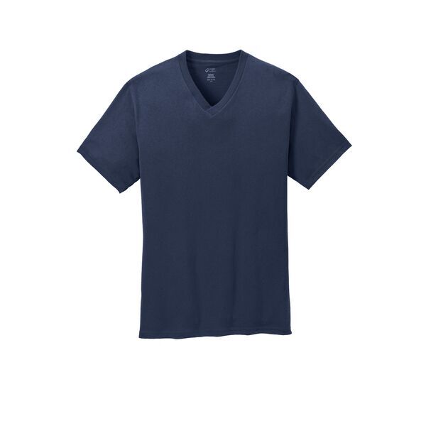 Port & Company® 100% Cotton Men's V-Neck Tee