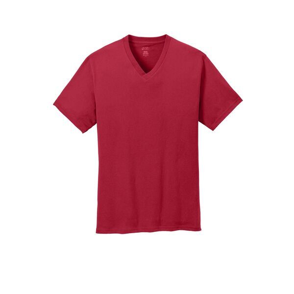 Port & Company® 100% Cotton Men's V-Neck Tee