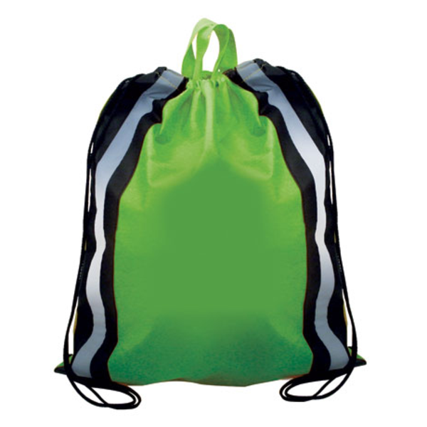 Reflective Stripe Non-Woven Backpack