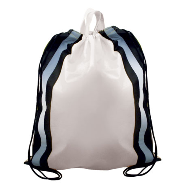 Reflective Stripe Non-Woven Backpack