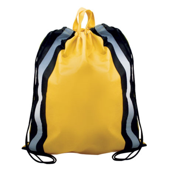 Reflective Stripe Non-Woven Backpack