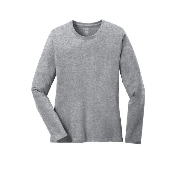 Port & Company® 100% Cotton Long Sleeve Ladies' Tee